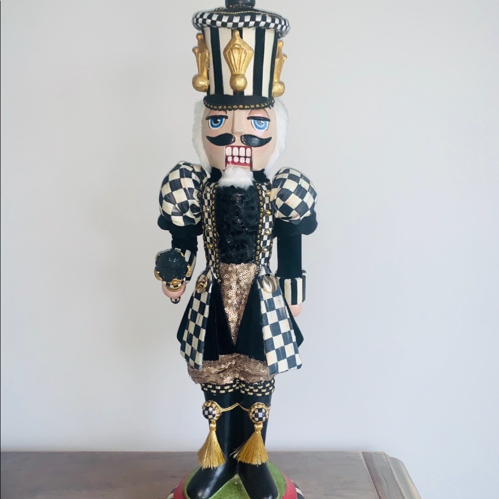 MacKenzie-Childs Courtly Check Nutcracker